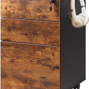 NOV400 Drawer Rolling Cabinet Filing Desk