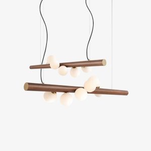 NOV337 Scandinavian Wooden Pendant