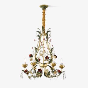 NOV345 Rose Love Chandelier