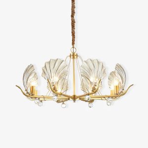 NOV358 Shell Crystal Chandelier