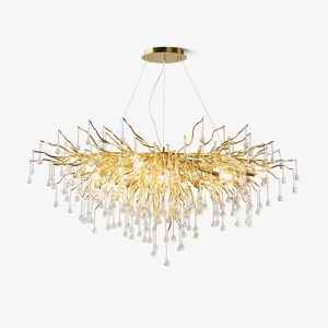 NOV340 Teardrop Crystal Chandelier